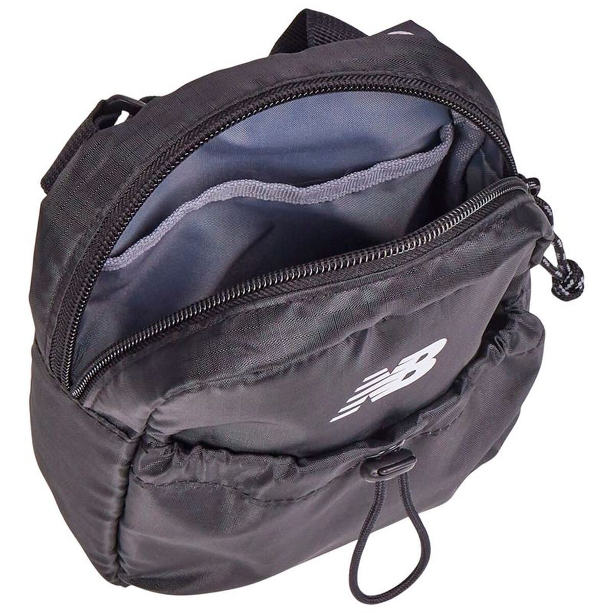Axelväska New Balance Essential Sling, svart, unisex
