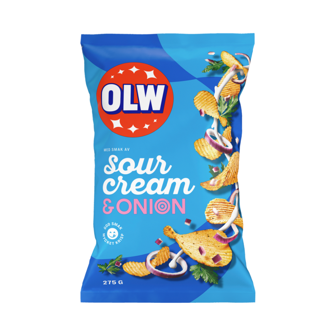 Sour Cream & Onion Chips (275 g)
