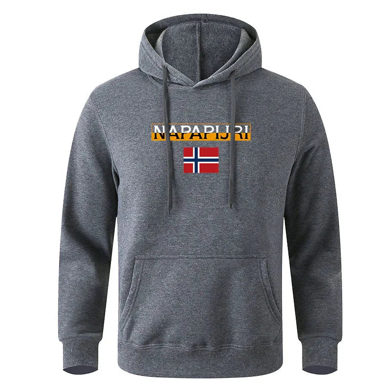 Men's Pullover Printed Sweater Casual Hoodie