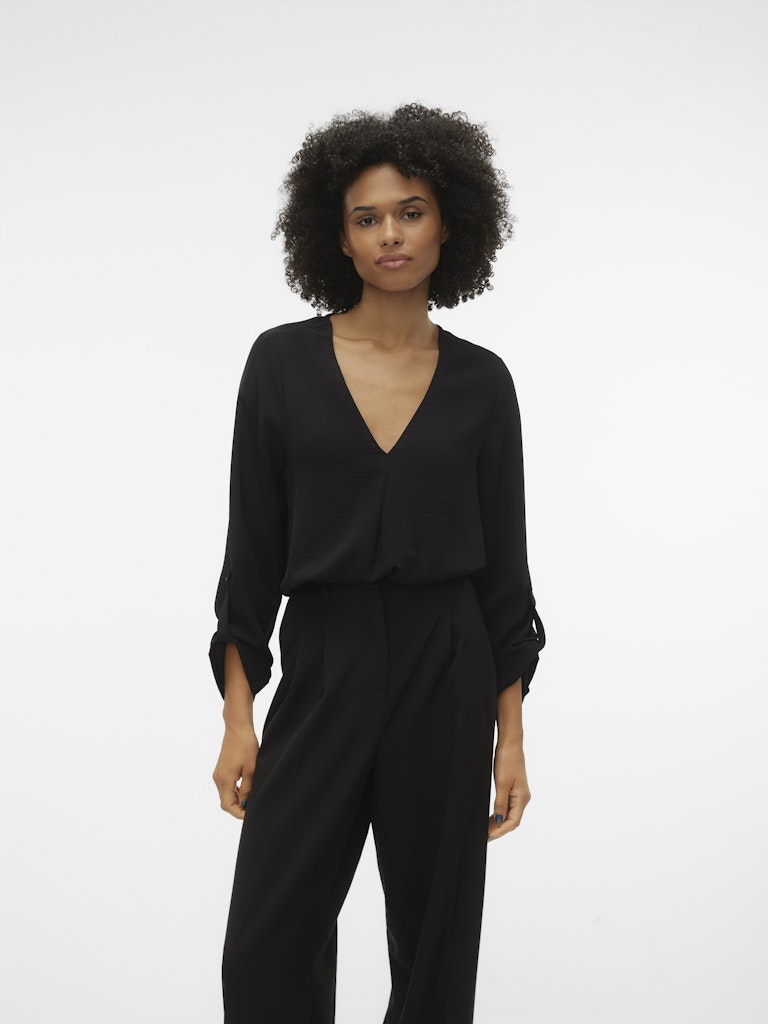 KAS LS V-NECK TOP