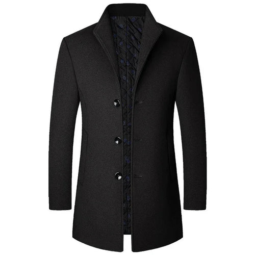 Autumn And Winter Casual Woolen Coat For Men