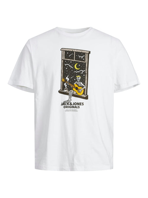 AFTERLIFE TEE SS CREW NECK - SKULL PRINT