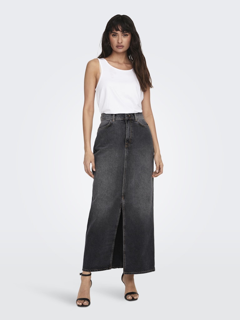 CILLA LONG SLIT SKIRT DNM