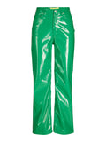 KENYA HW STRAIGHT FAUX LTH PANT