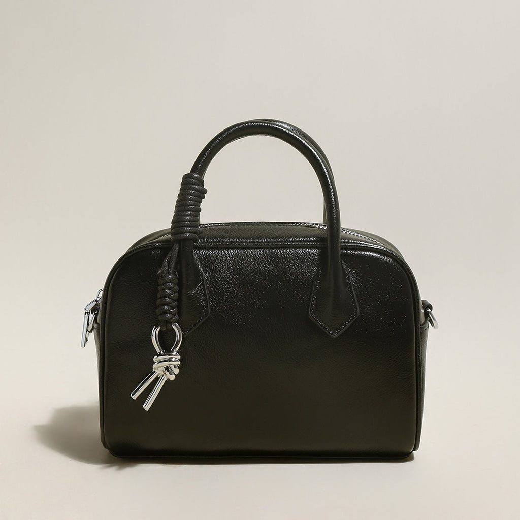 Meredith Leather Boston Top Handle Bag
