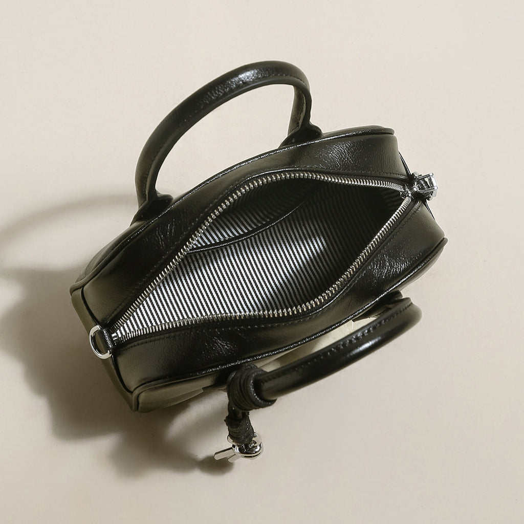 Meredith Leather Boston Top Handle Bag