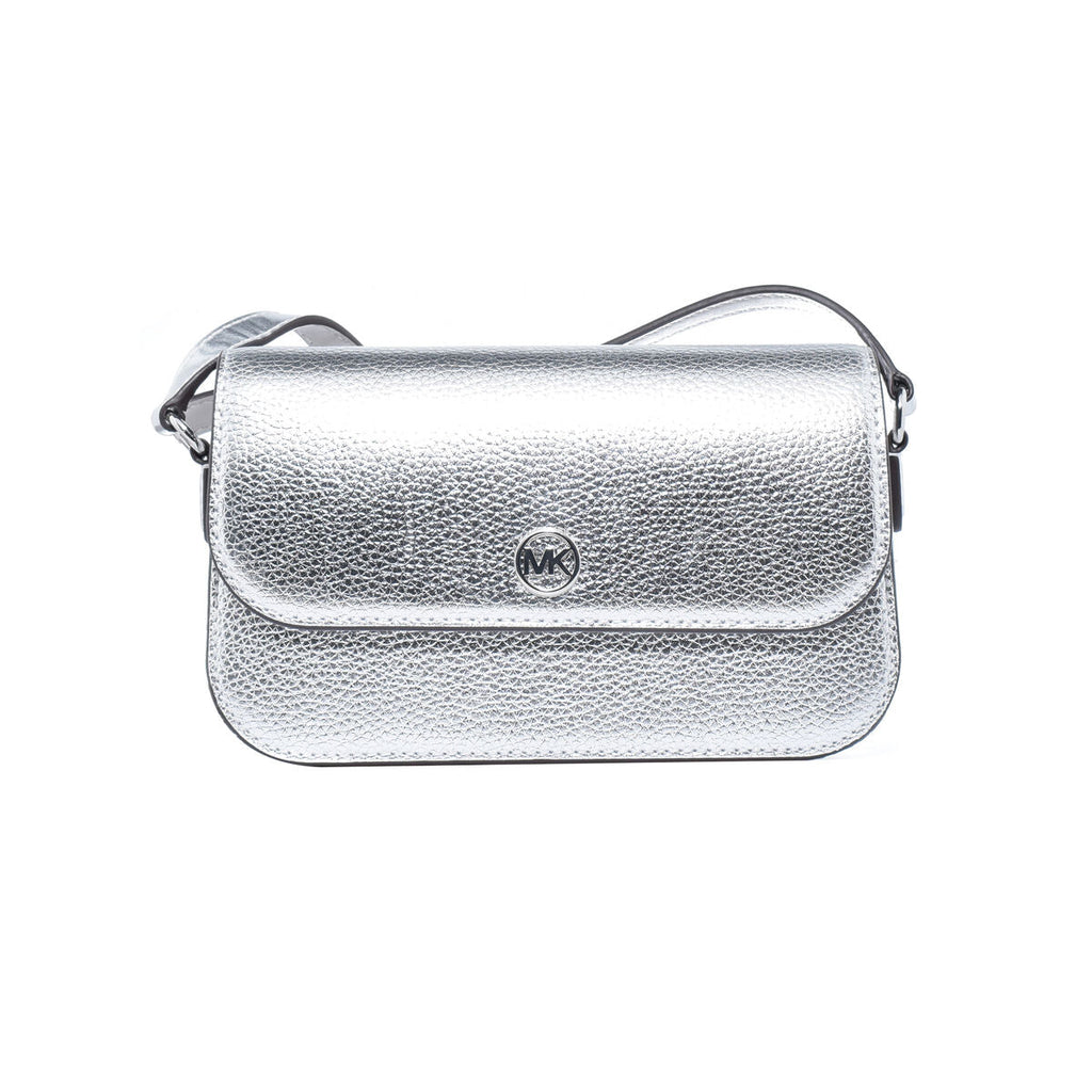 Michael Kors Handväska 35f4stvc1m Struktur Sofistikerad Silver