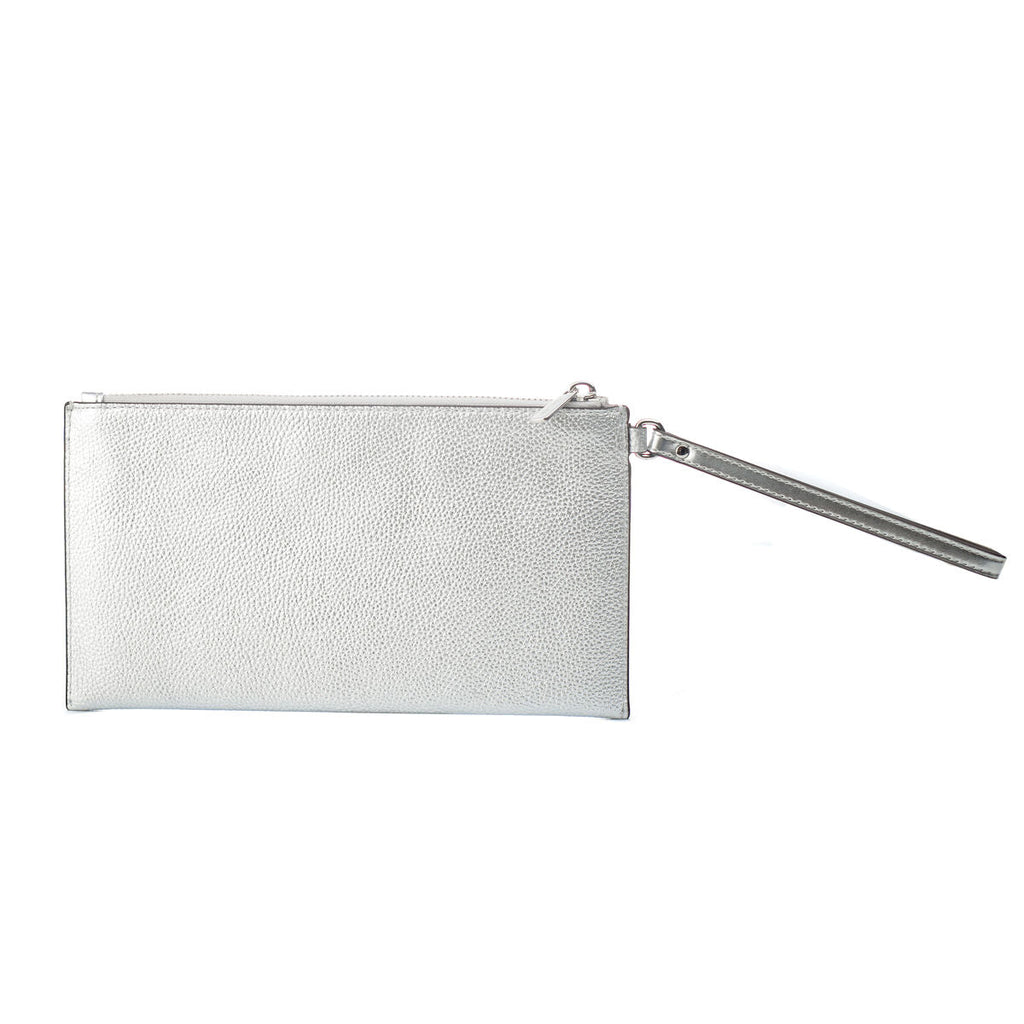 Michael Kors Handväska 35f4stvw3l Grasilvrig Struktur Silver