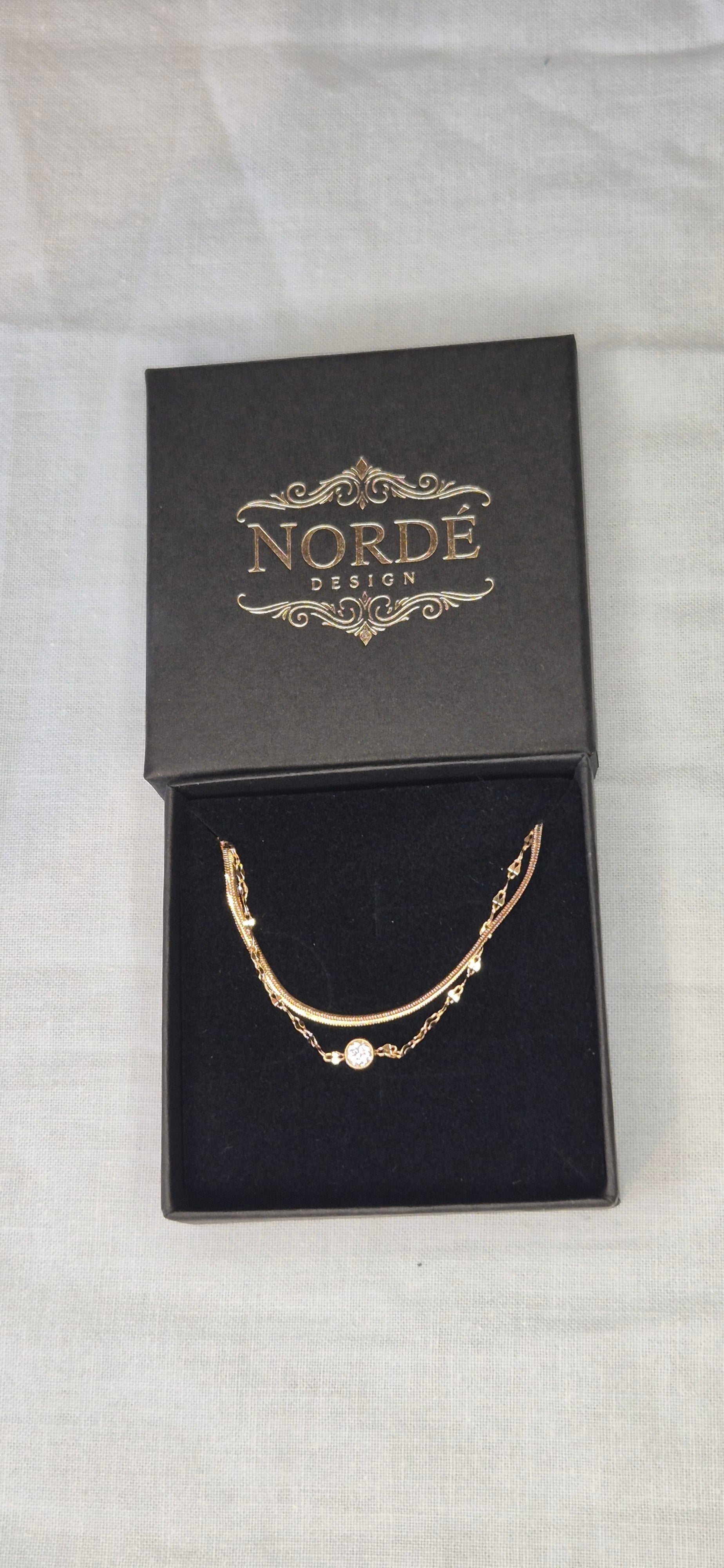 Dubbelt Armband Guld - Layered Look Dam