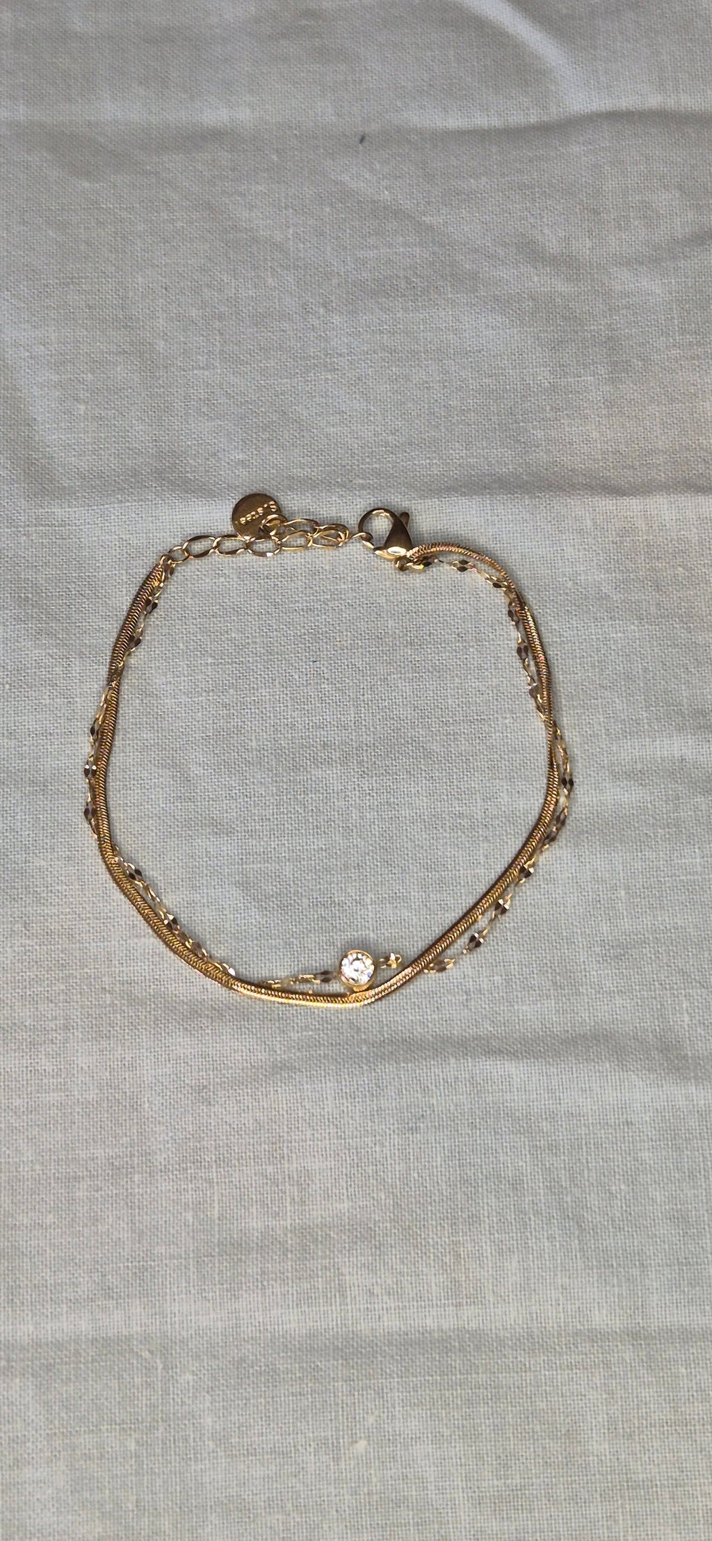 Dubbelt Armband Guld - Layered Look Dam
