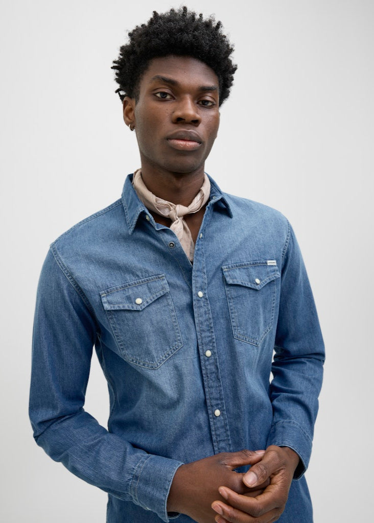 SHERIDAN DENIM SHIRT LS
