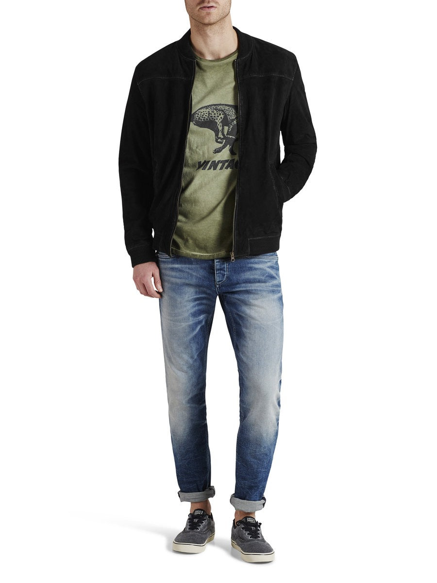 SUEDE BOMBER