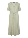 TALA SS STRING TIE MIDI DRESS